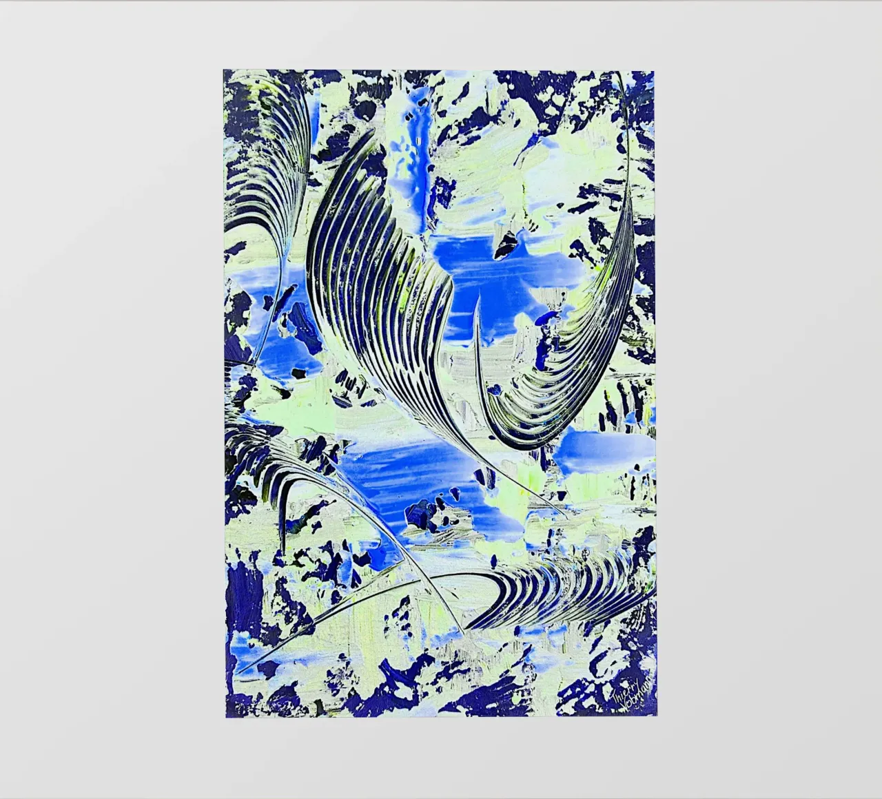 IDEAL GIFT 42 invers pellicola backlit da Thierry Vobmann Abstract painting