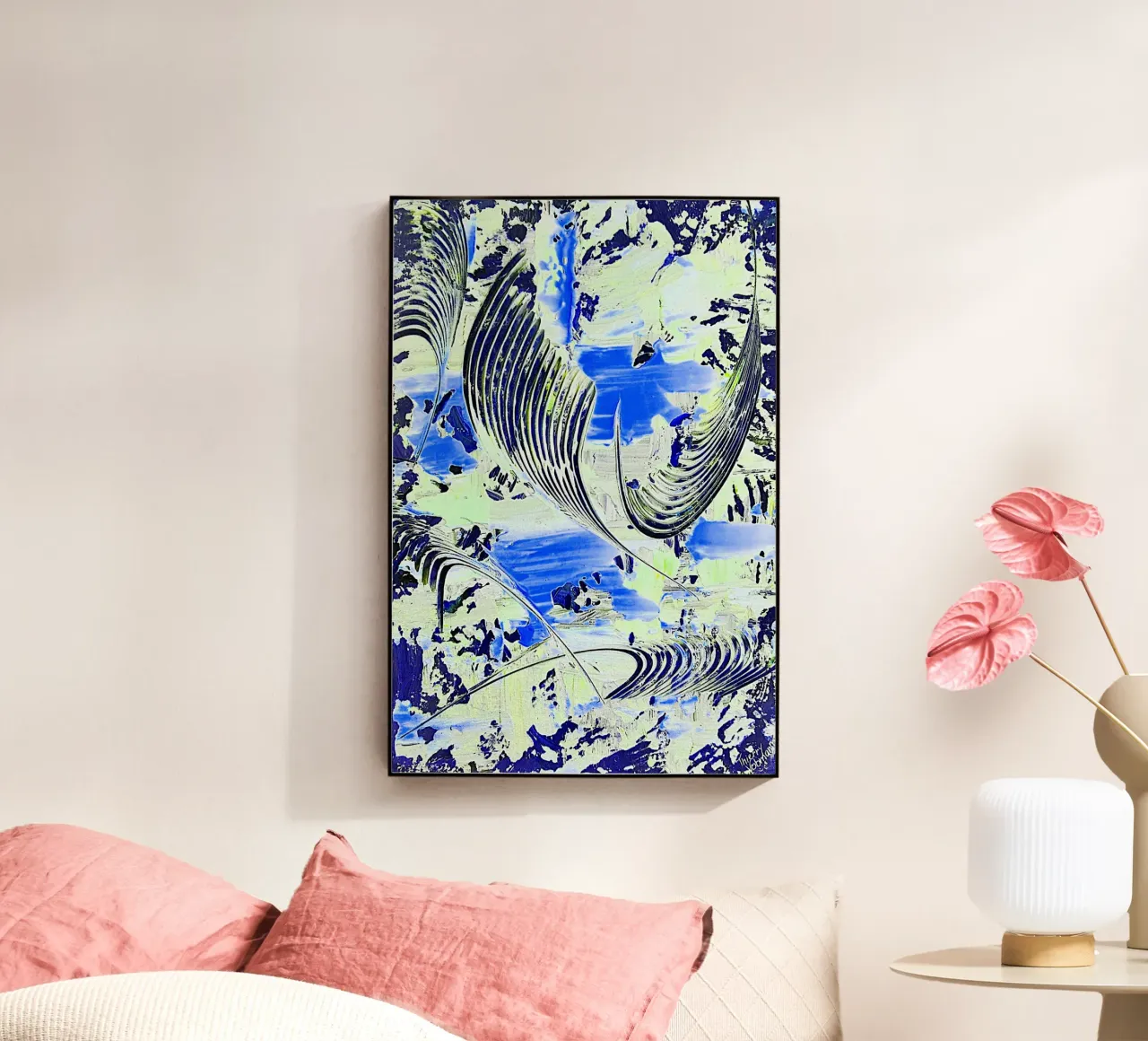 IDEAL GIFT 42 invers metacrilato de Thierry Vobmann Abstract painting