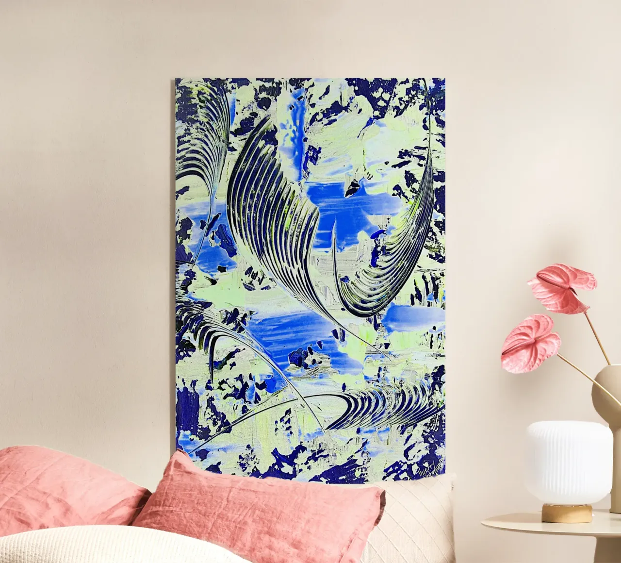 IDEAL GIFT 42 invers metacrilato de Thierry Vobmann Abstract painting