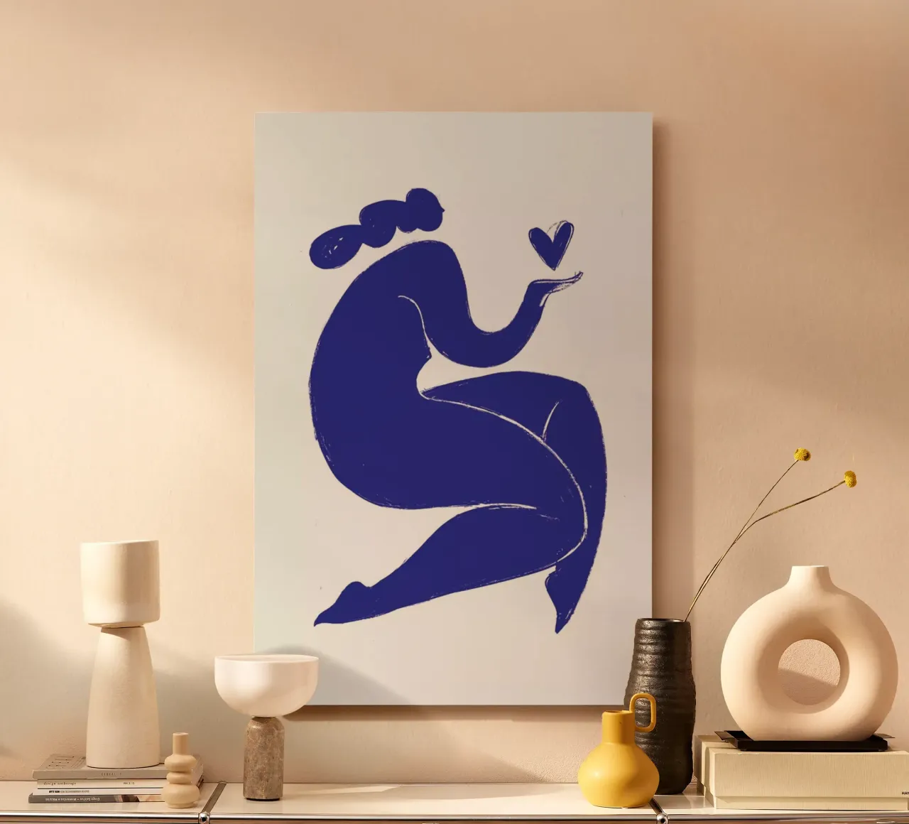 Handful of Love Blue pannello forex da Graphite