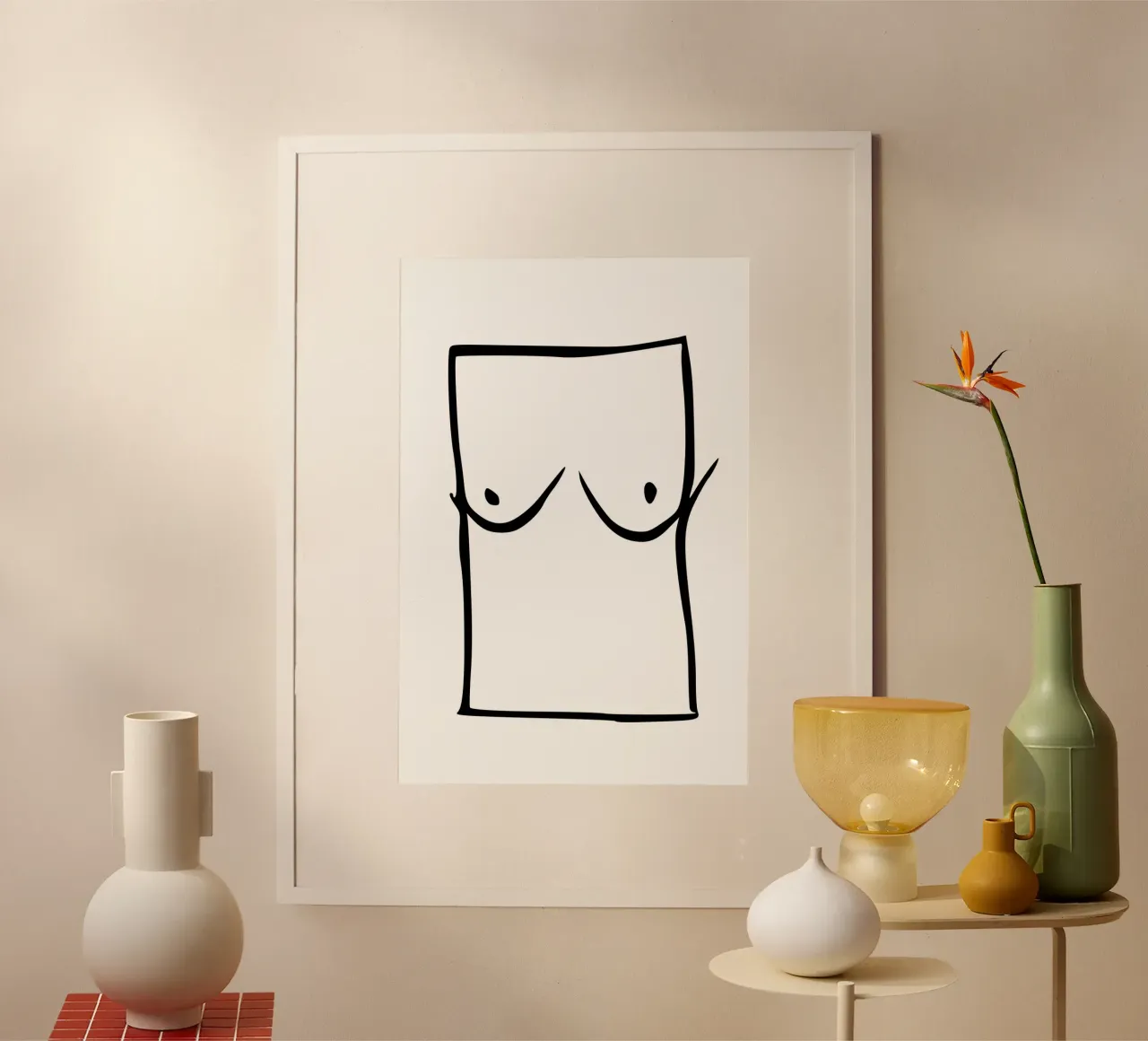 Borsten poster van typostudio