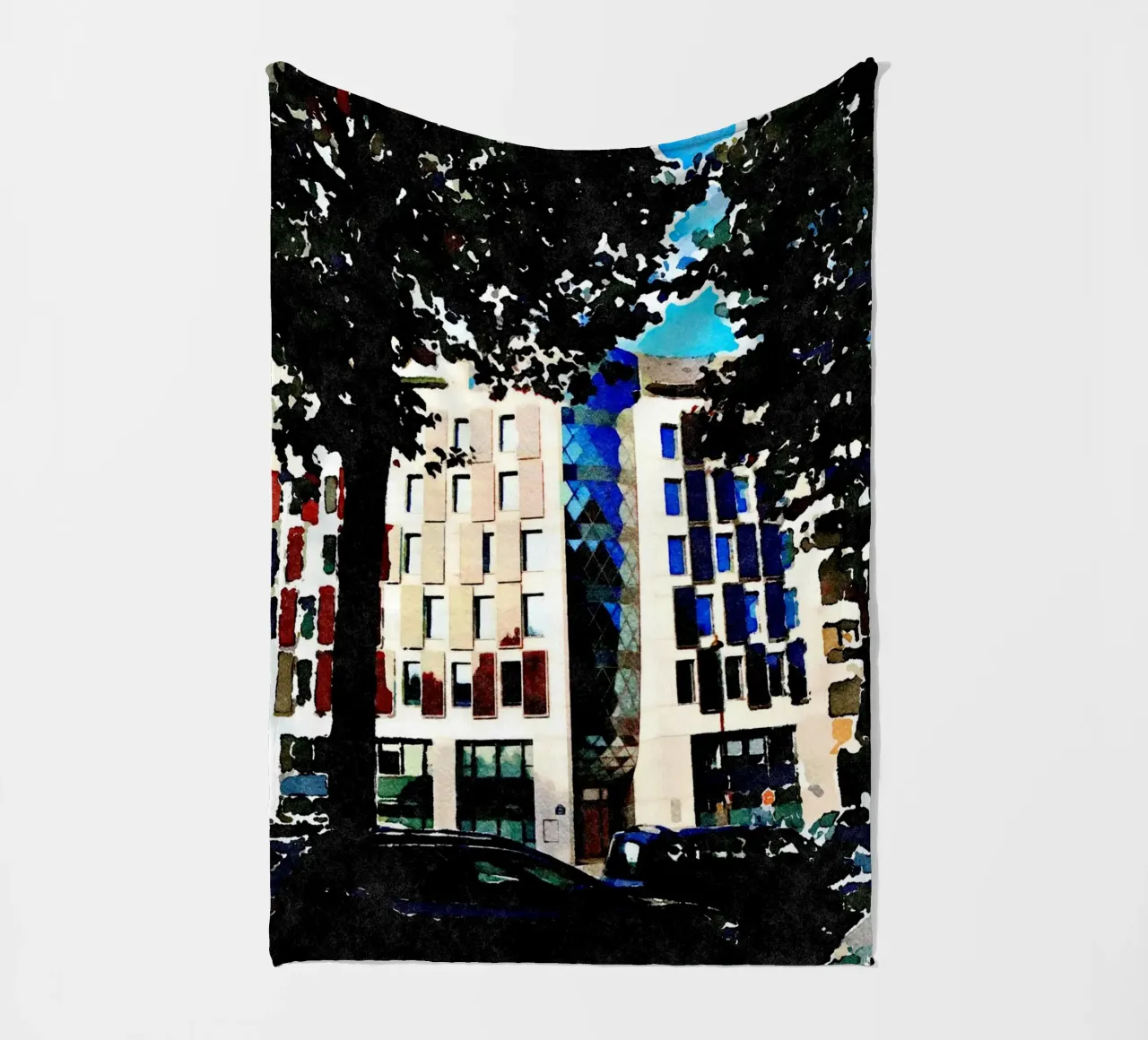 Parigi coperta in pile da Massimo Frascogna