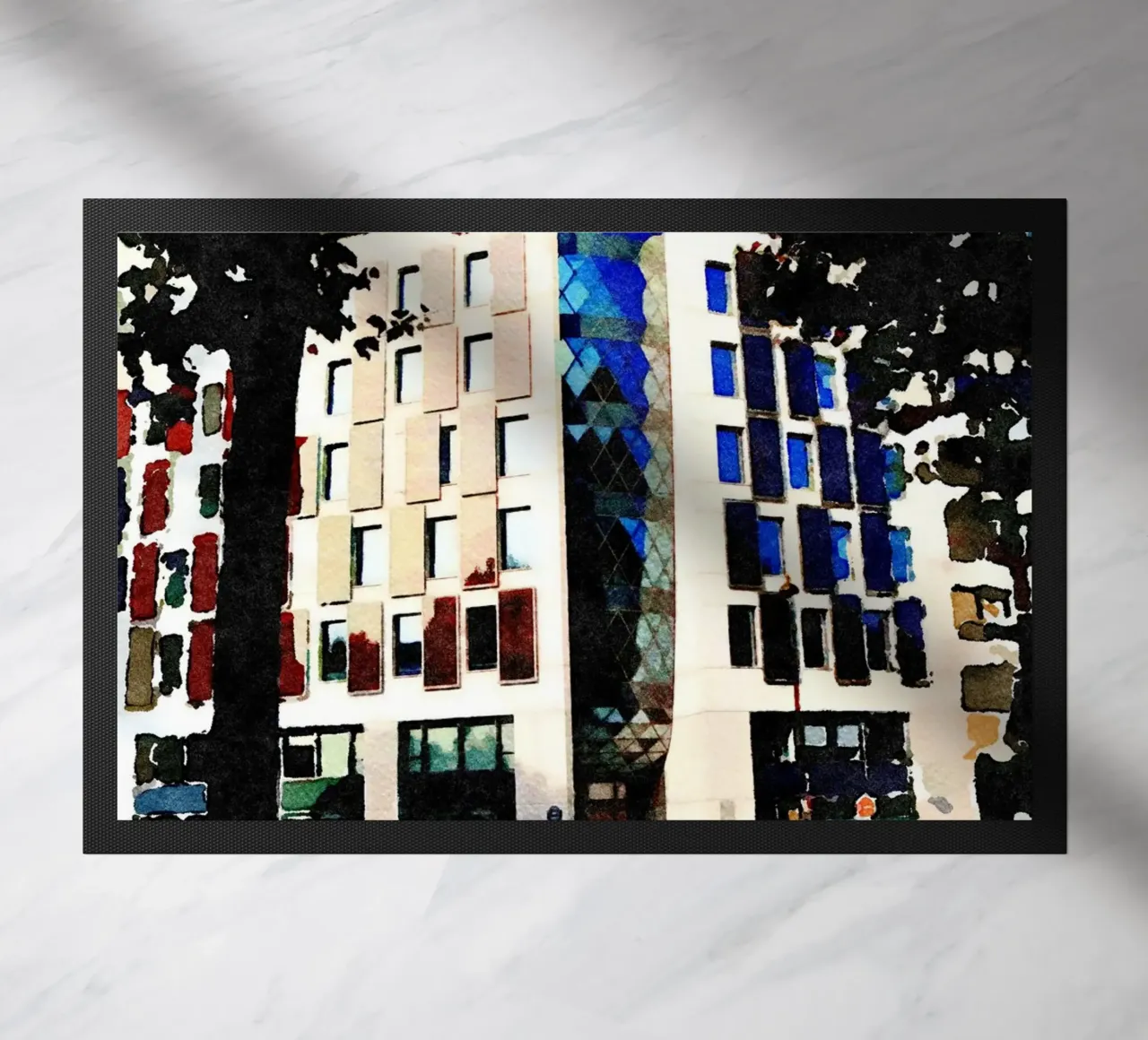 Paris doormat by Massimo Frascogna