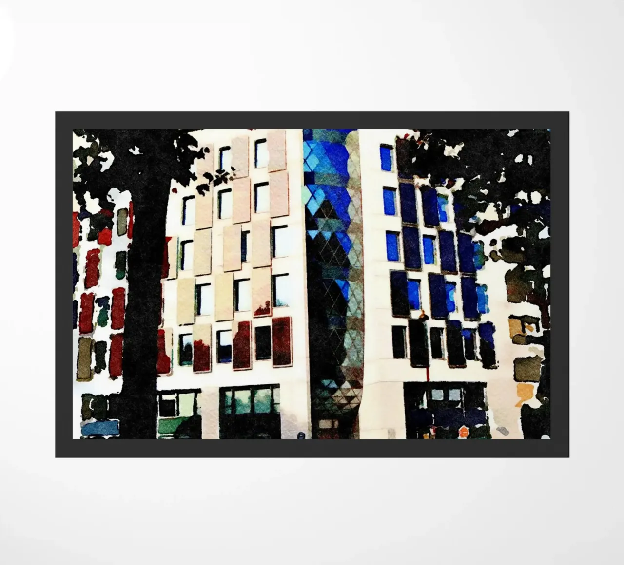 Paris doormat by Massimo Frascogna