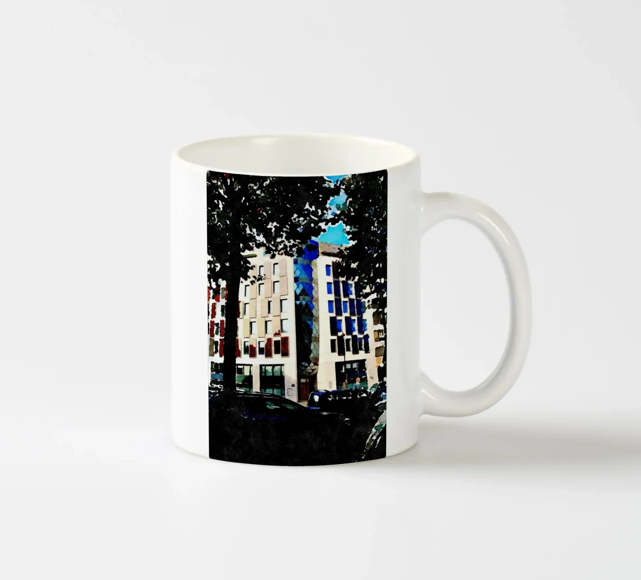 Parigi tazza in ceramica da Massimo Frascogna