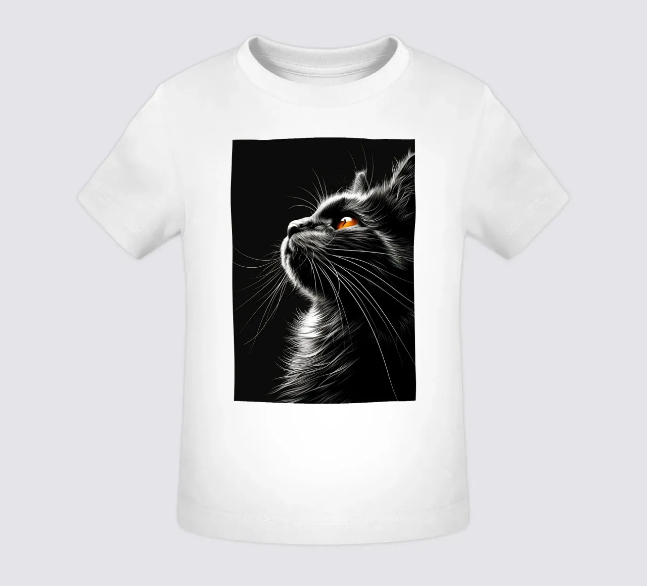 Baffi di gatto maglietta neonato da Lionmixart
