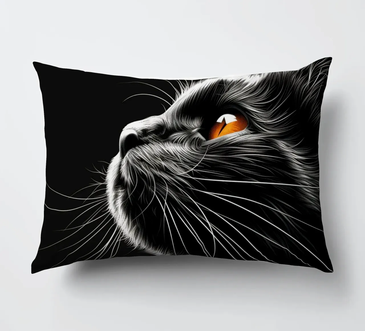 Baffi di gatto cuscino da Lionmixart