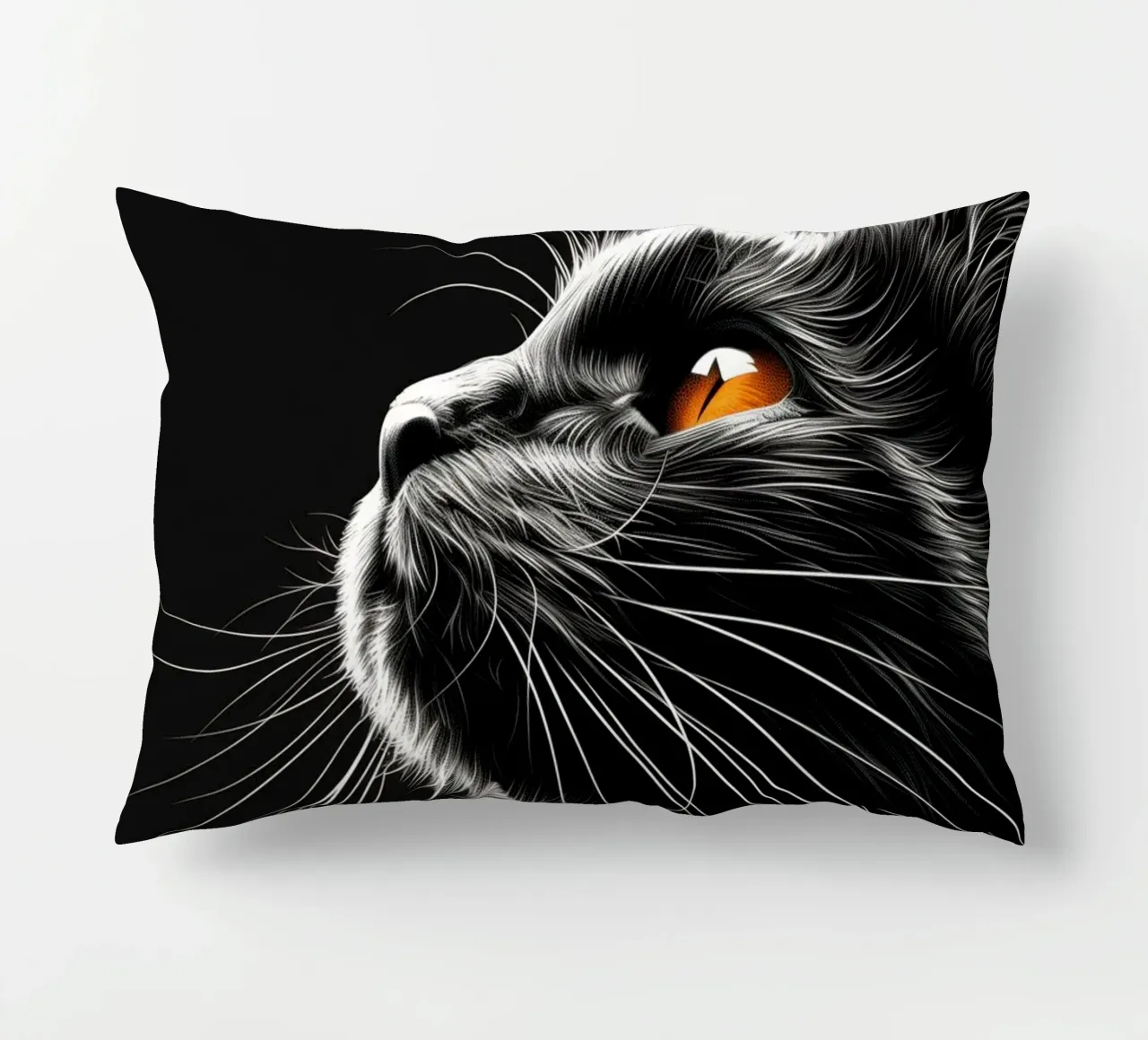 Baffi di gatto cuscino da Lionmixart