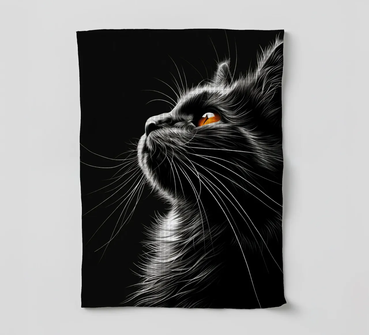 Baffi di gatto canovaccio da cucina da Lionmixart