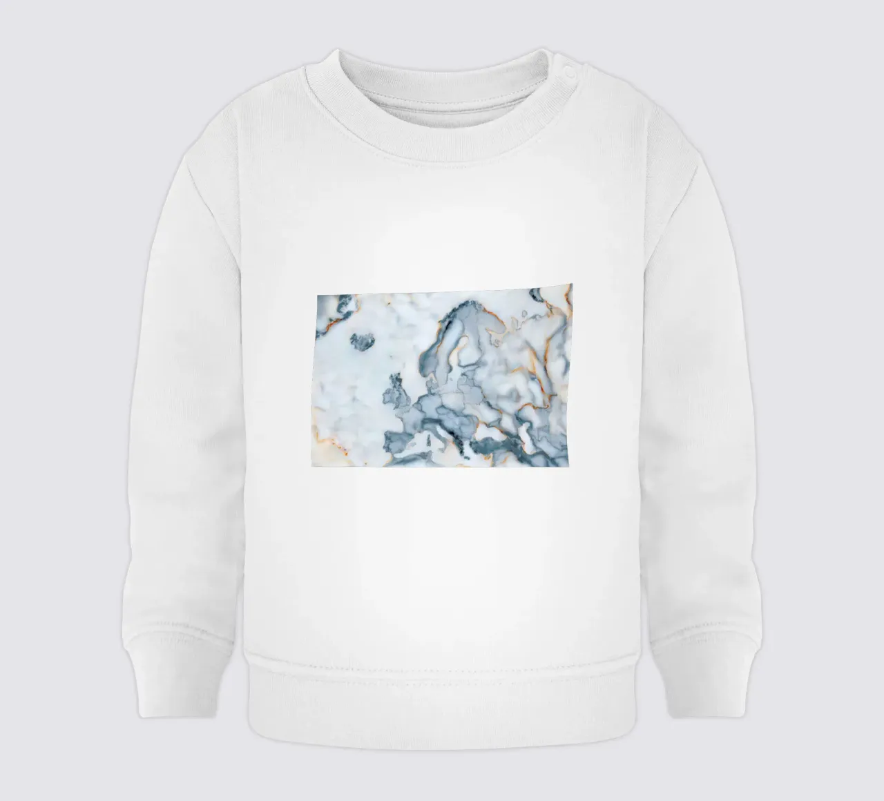 Europe Marble Map felpa neonato da Octavian