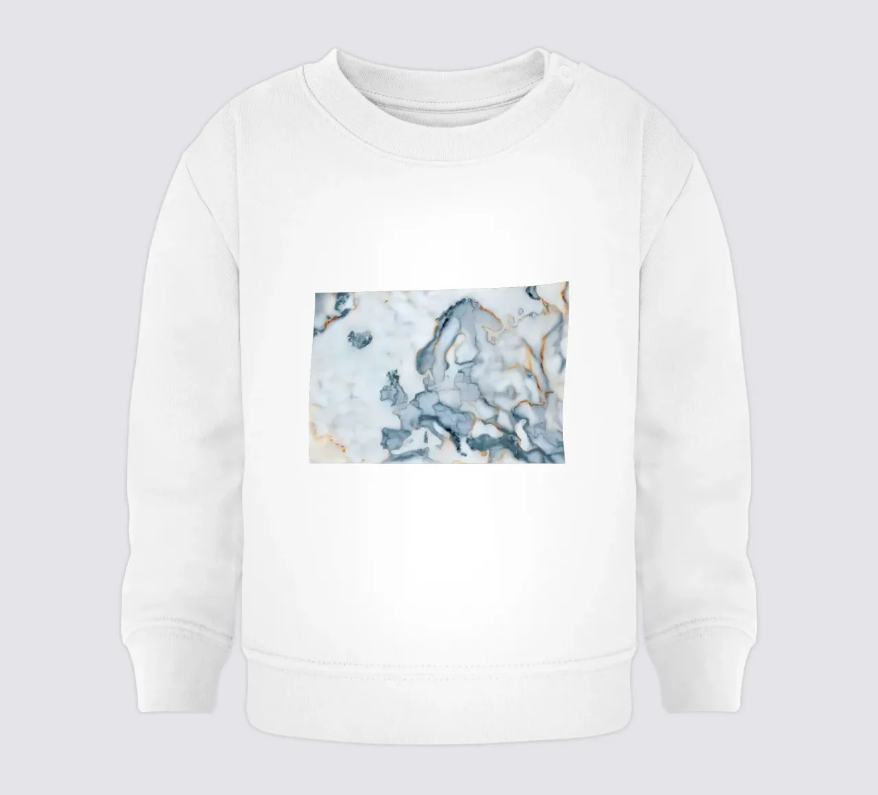 Europe Marble Map felpa neonato da Octavian