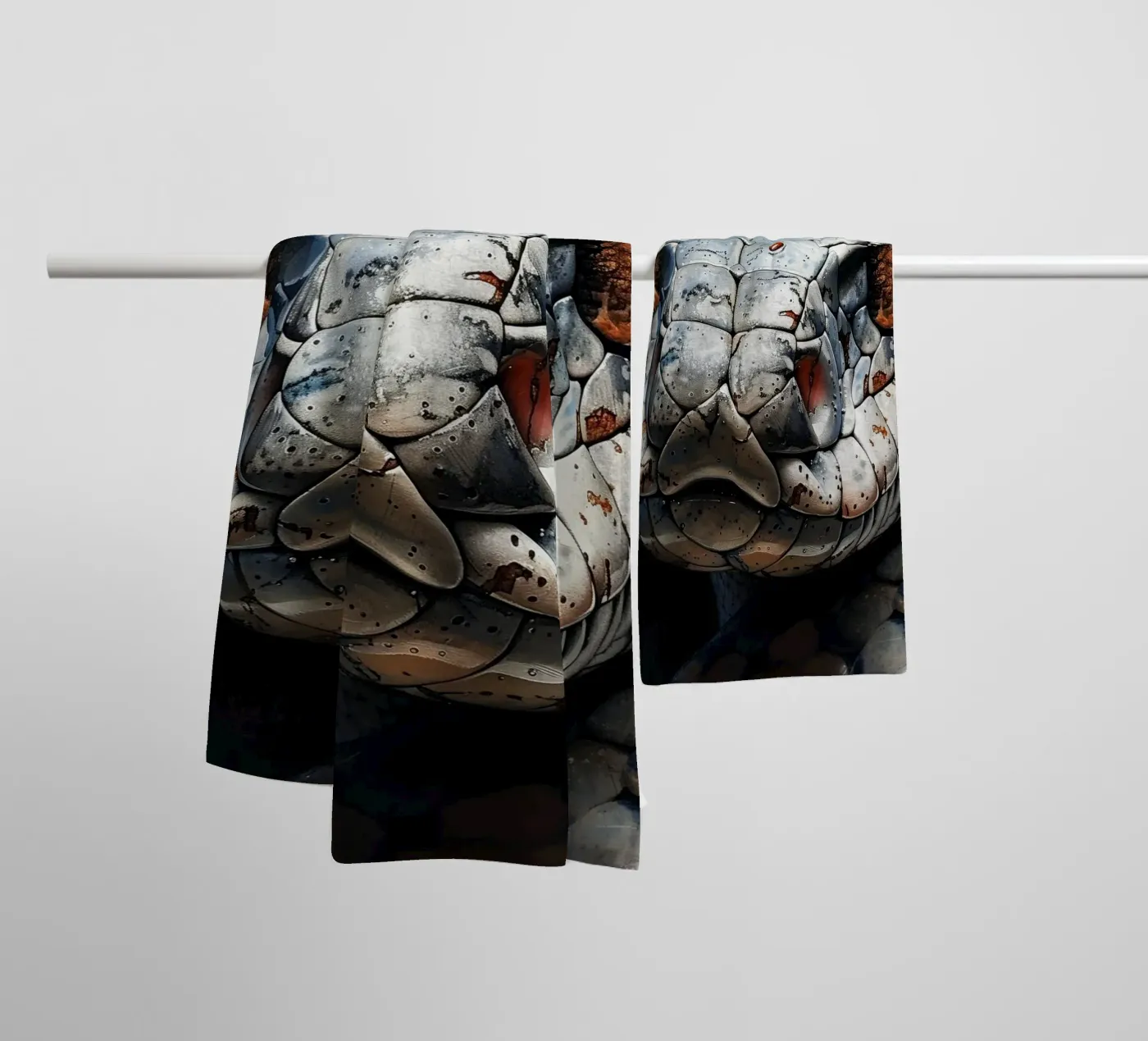 Slang badhanddoek van Lionmixart