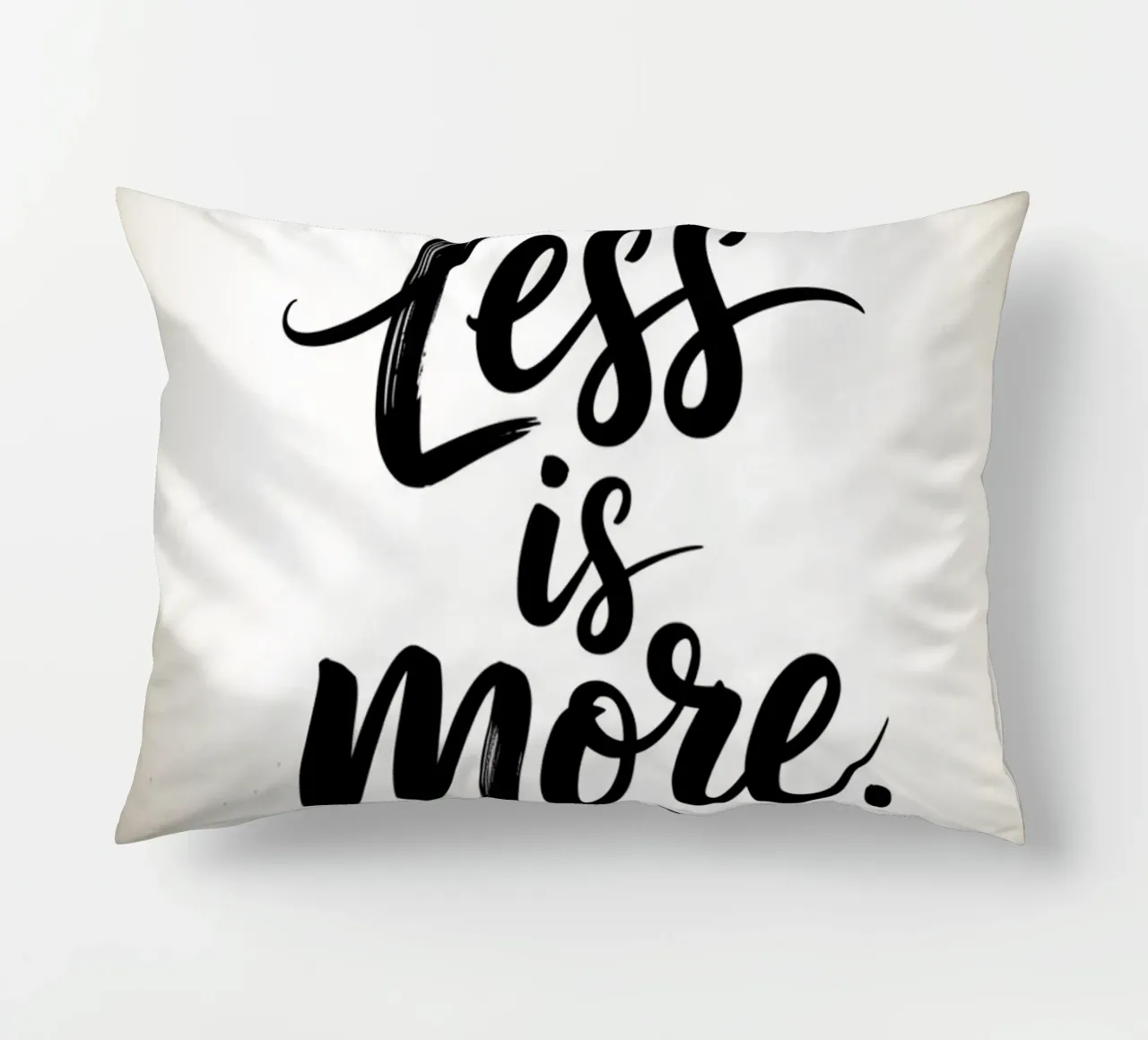 Less Is More - Minimal Quote cuscino da logic