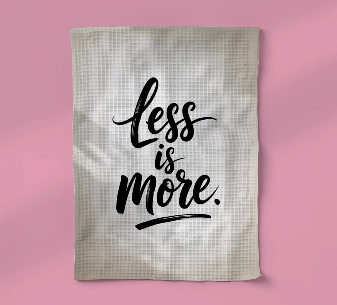 Less Is More - Minimal Quote canovaccio da cucina da logic