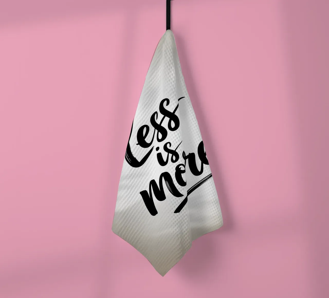 Less Is More - Minimal Quote canovaccio da cucina da logic