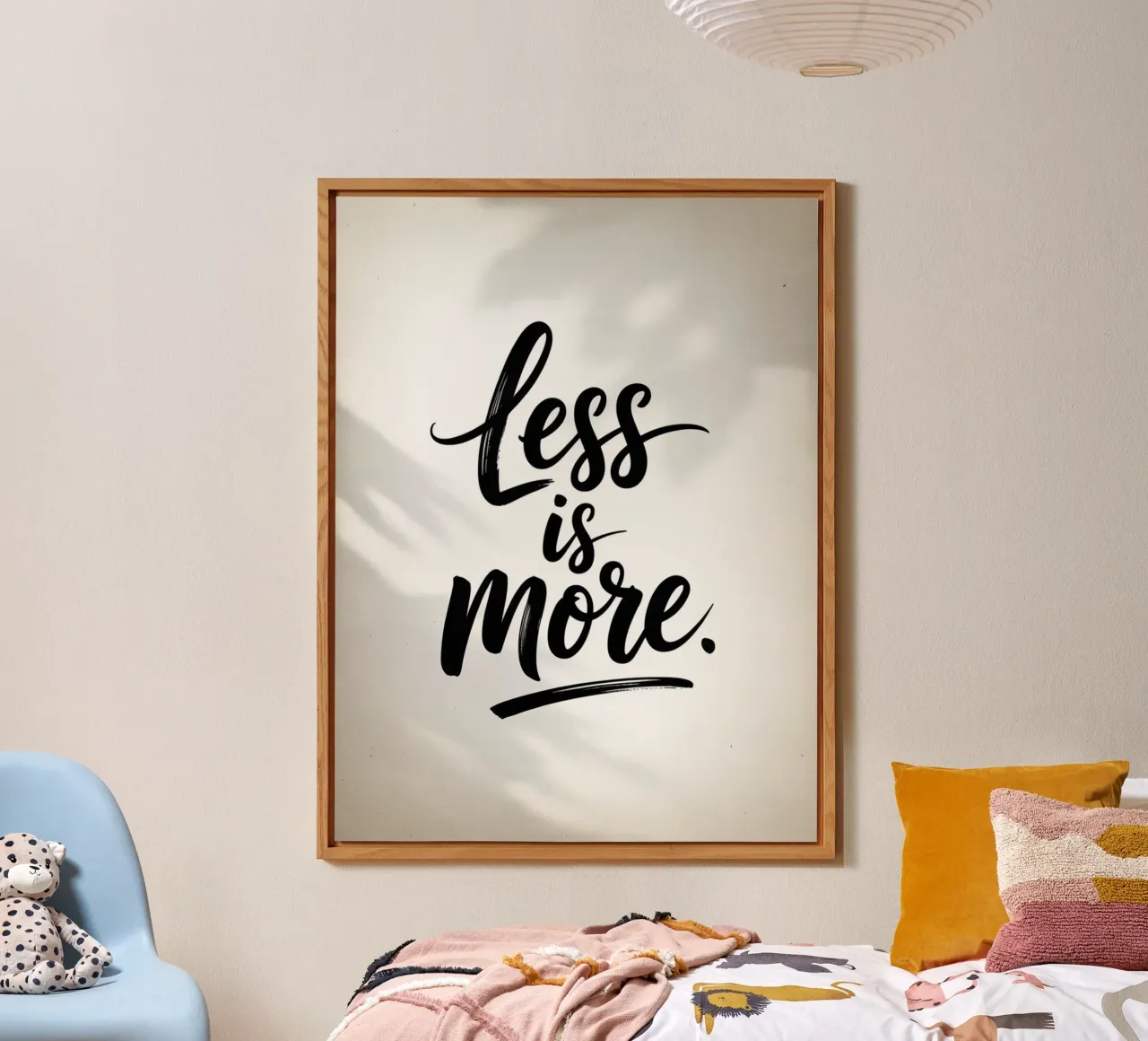 Less Is More - Minimal Quote pannello forex da logic