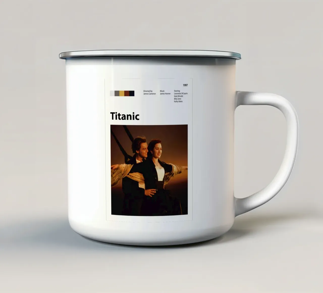 Titanic tazza in smalto da The Movie Wall