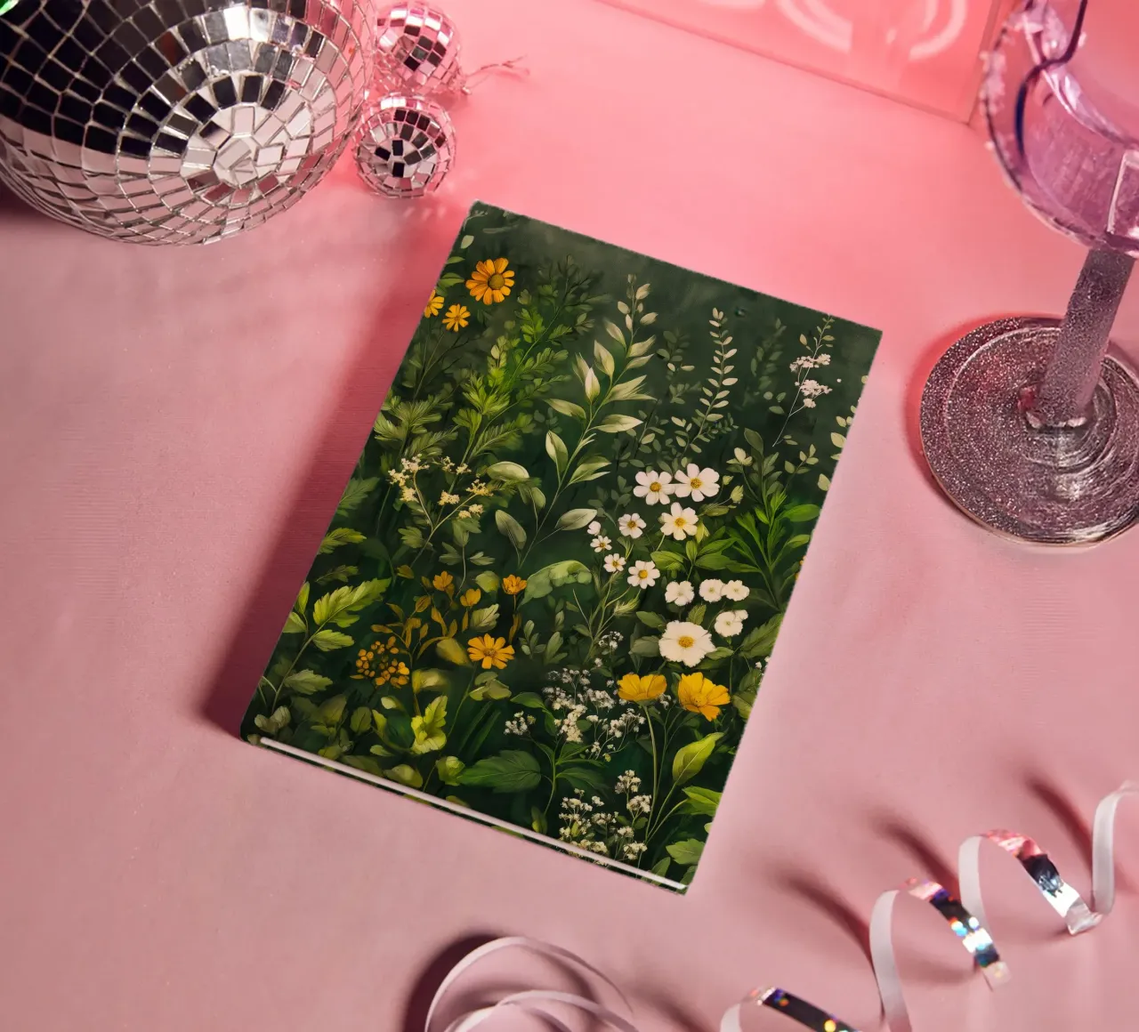 Greenery notebook by Justyna Jaszke JBJart