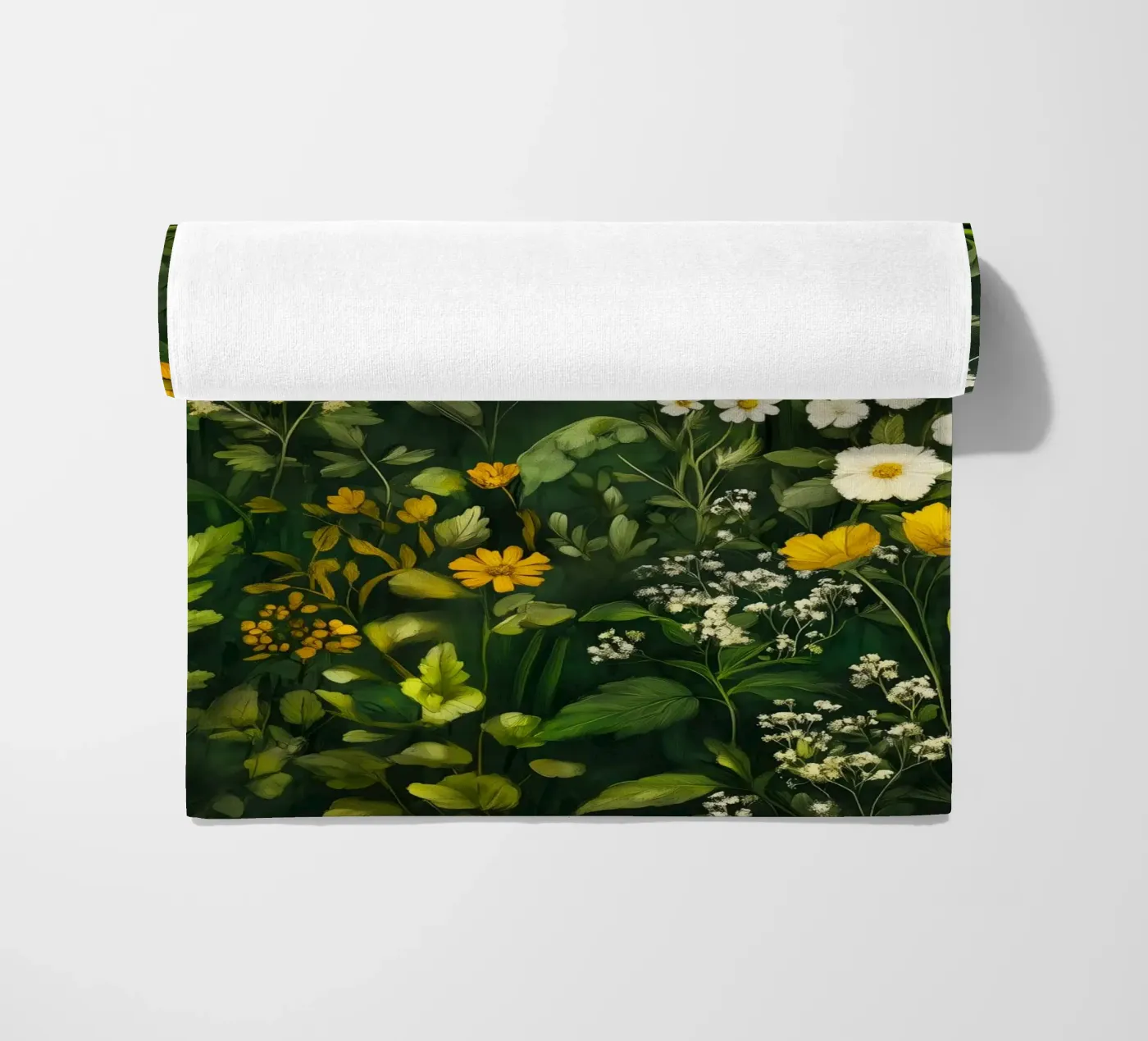 Verdure serviette de plage de Justyna Jaszke JBJart