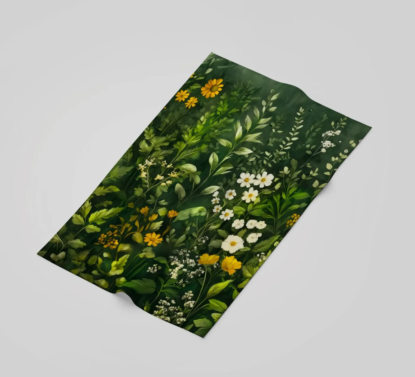 Verdure serviette de plage de Justyna Jaszke JBJart