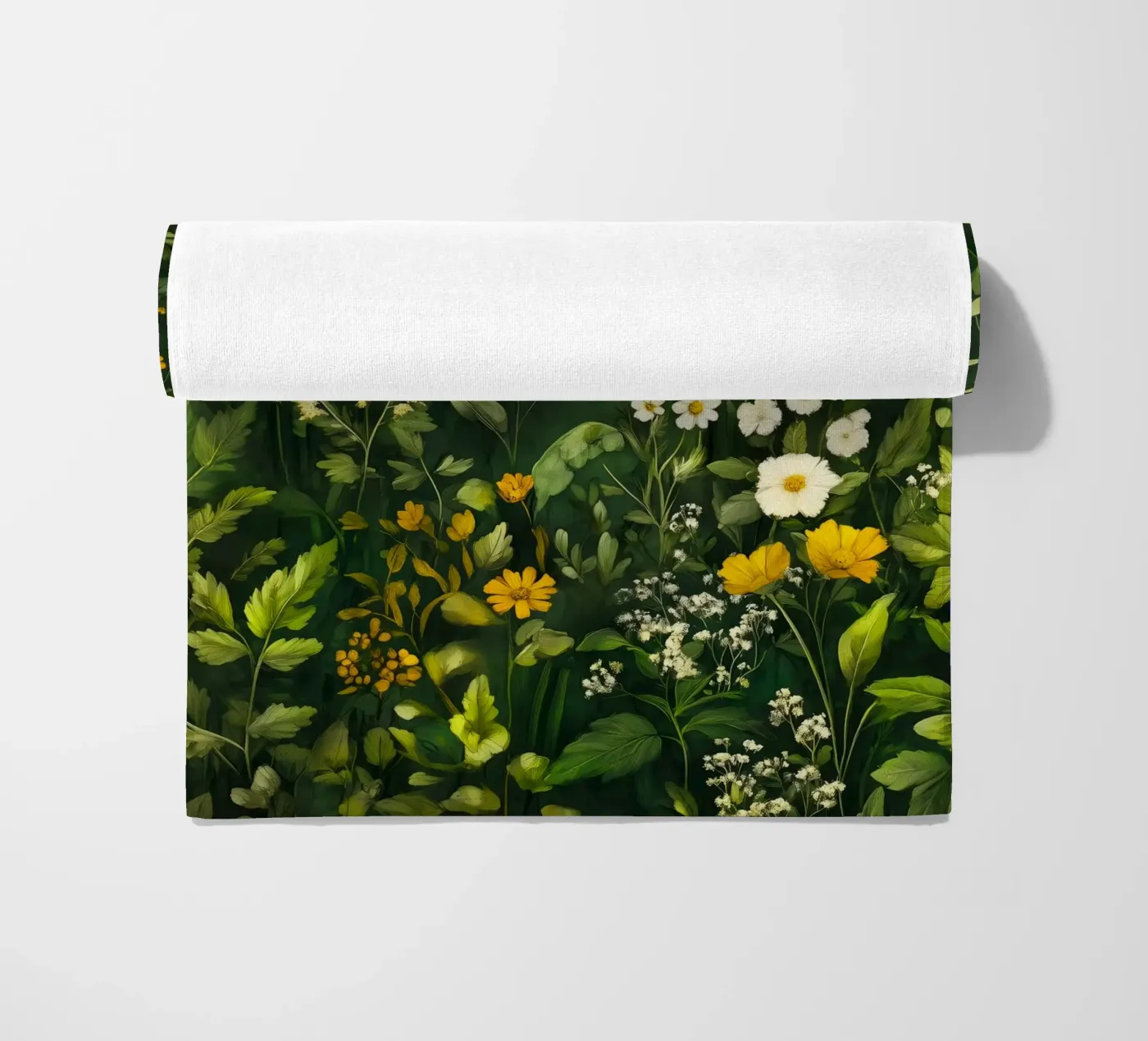 Verdure serviette de plage de Justyna Jaszke JBJart