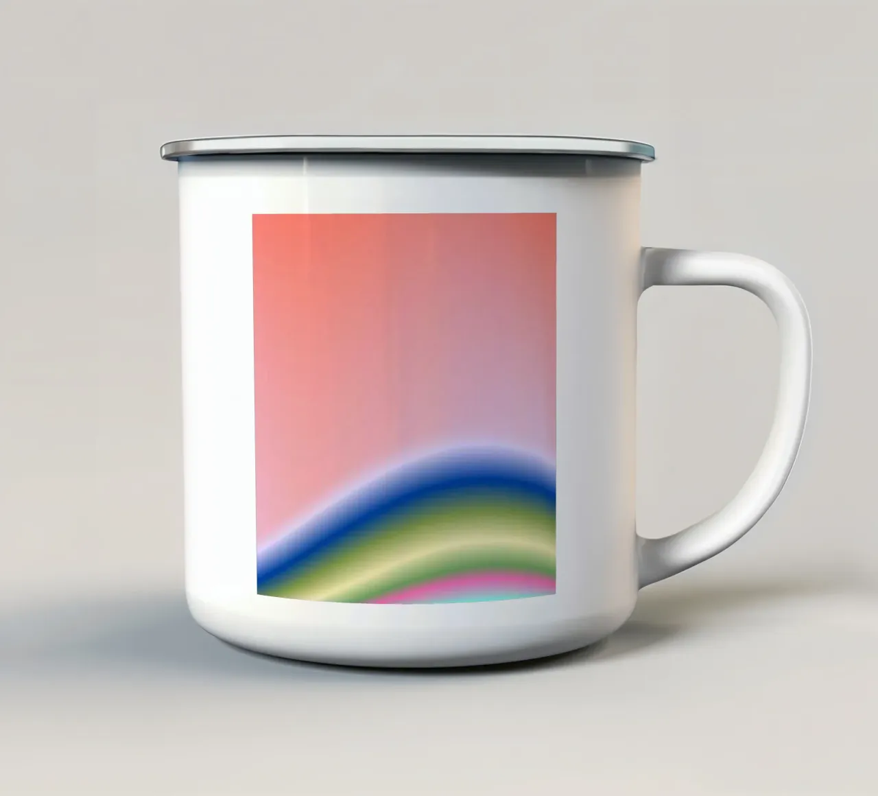 APRICOT DELIGHTFULNESS 4 DINNER tazza in smalto da ÂME LIBRE STUDIO