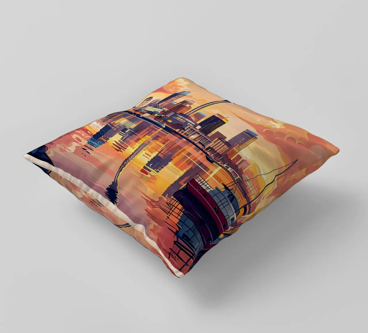 Lo skyline di Auckland cuscino da ARTVI-SHOP