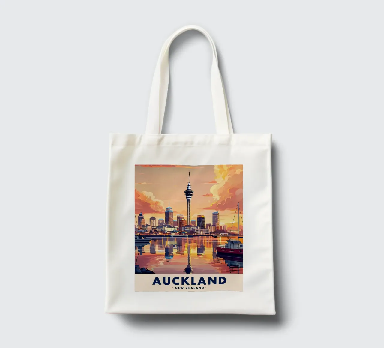 Lo skyline di Auckland borsa in juta da 🎁 ARTVI-SHOP