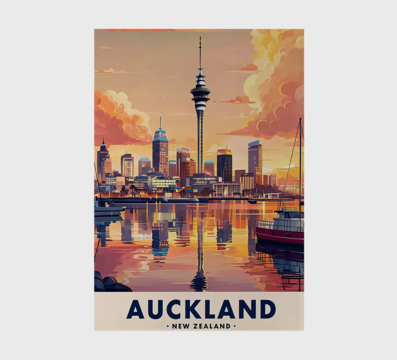 Auckland skyline notebook by 🎁 ARTVI-SHOP