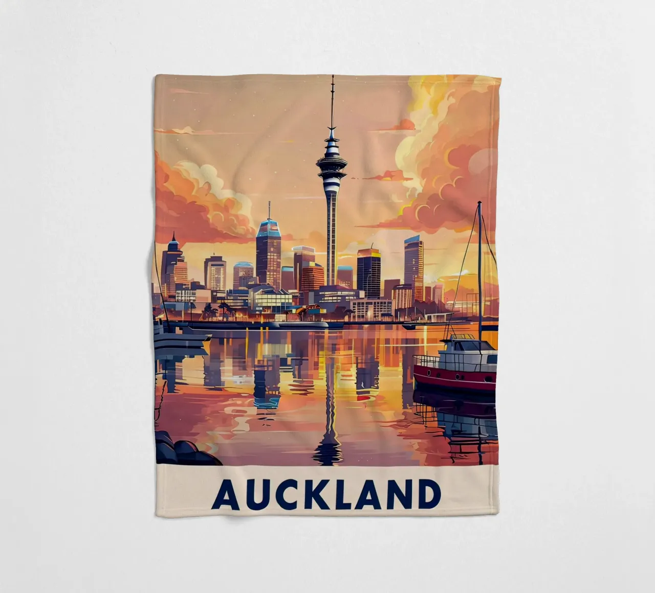 Lo skyline di Auckland coperta in pile da ARTVI-SHOP