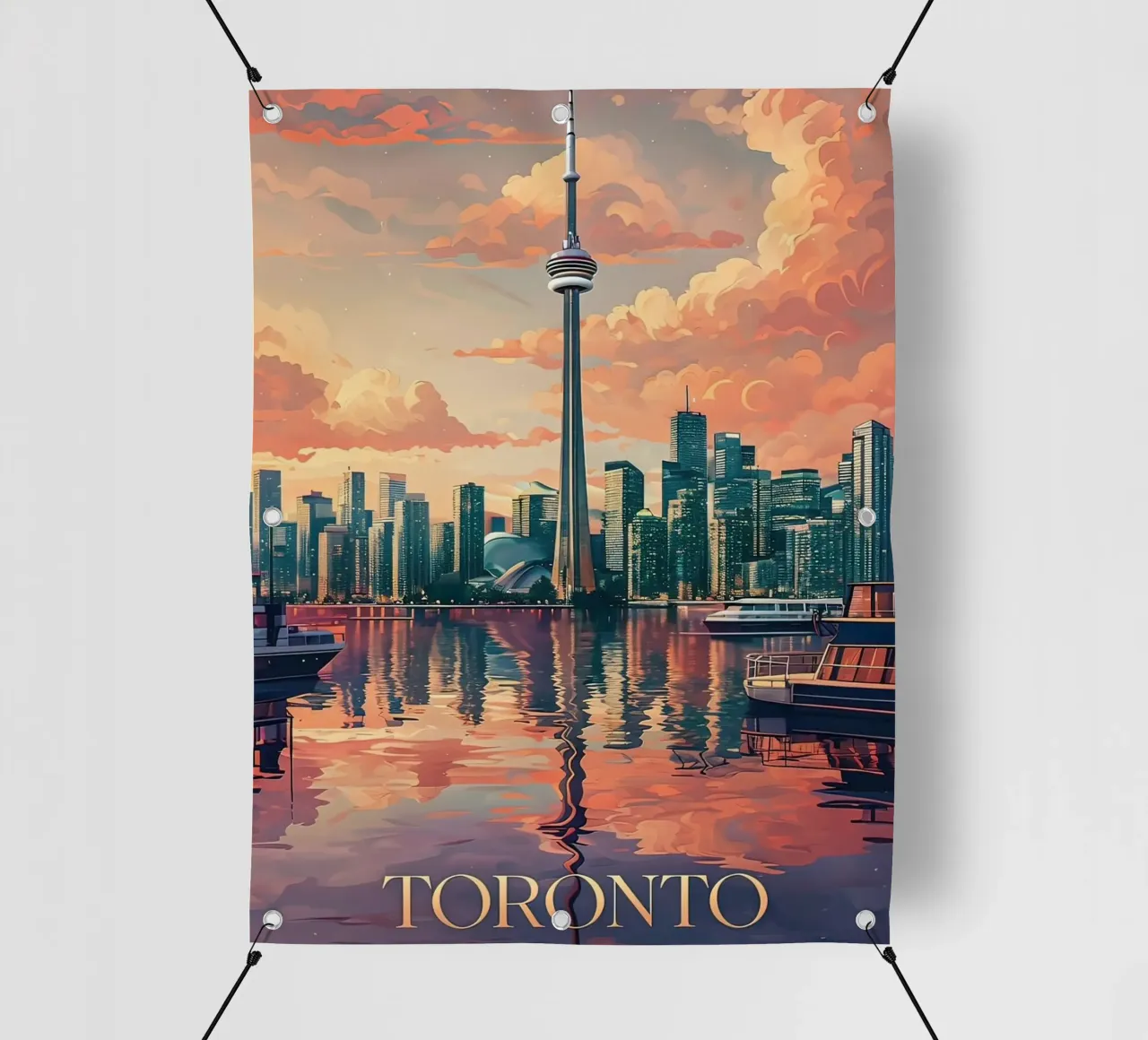 Lo skyline di Toronto telo in pvc da ARTVI-SHOP