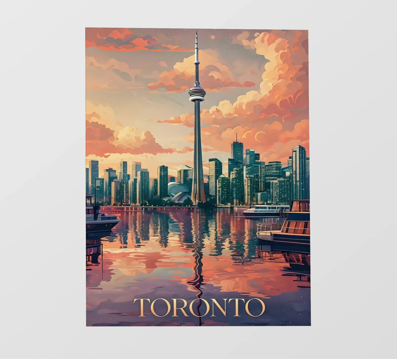 Lo skyline di Toronto telo in pvc da ARTVI-SHOP