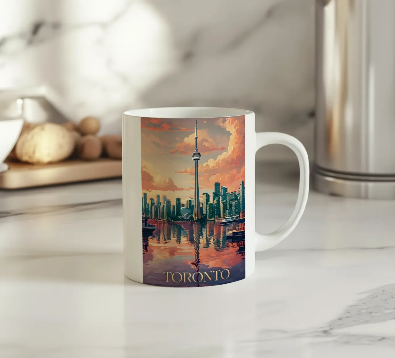 Lo skyline di Toronto tazza in ceramica da ARTVI-SHOP