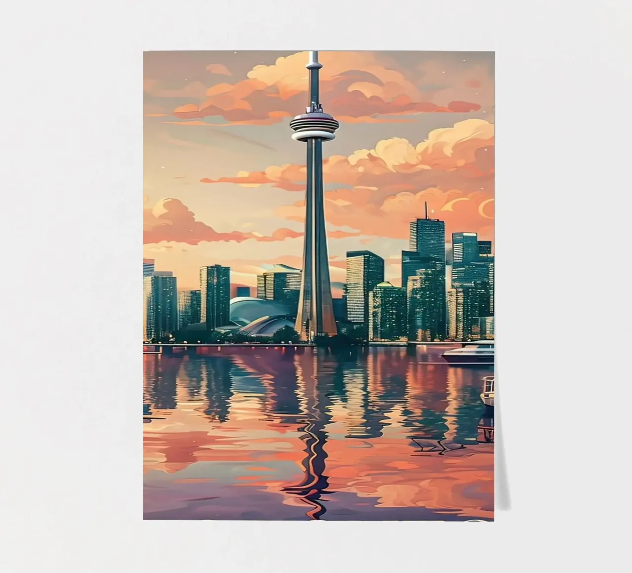 Toronto skyline sticker sheet by 🎁 ARTVI-SHOP