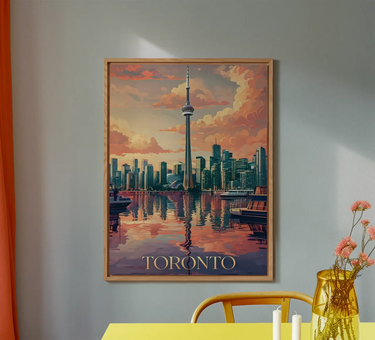 Lo skyline di Toronto alluminio dibond da 🎁 ARTVI-SHOP