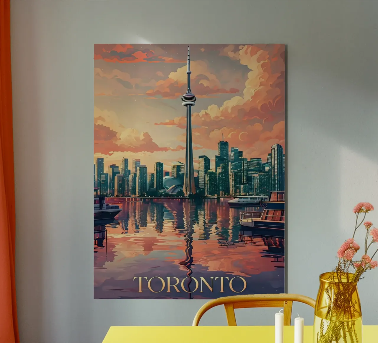 Lo skyline di Toronto alluminio dibond da 🎁 ARTVI-SHOP
