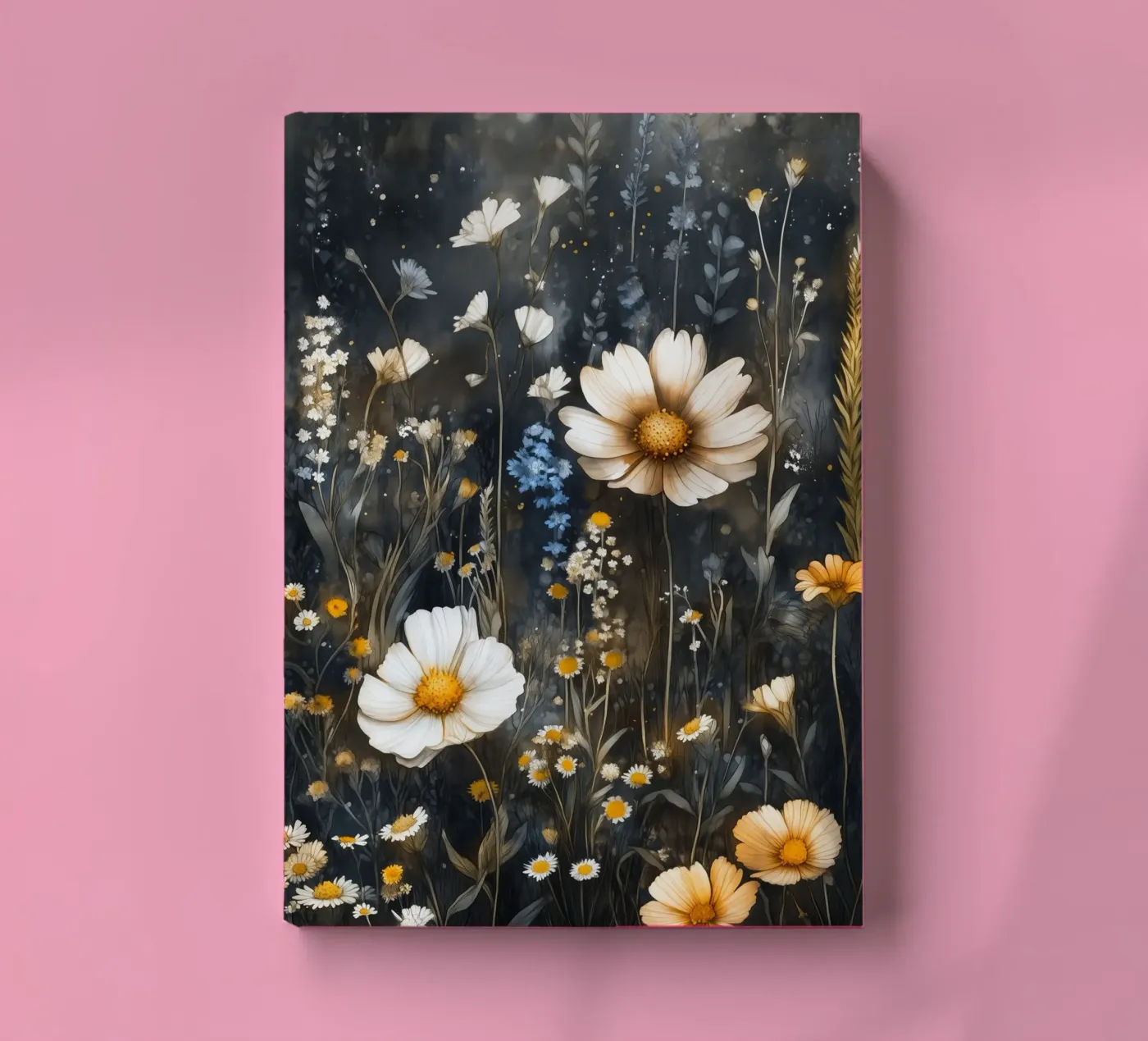 Daisies notebook by Justyna Jaszke JBJart