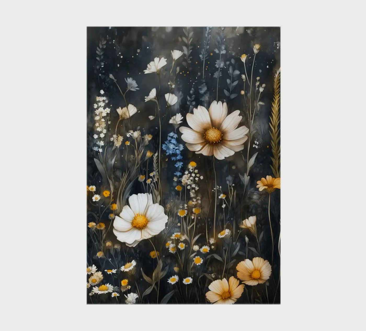 Daisies notebook by Justyna Jaszke JBJart