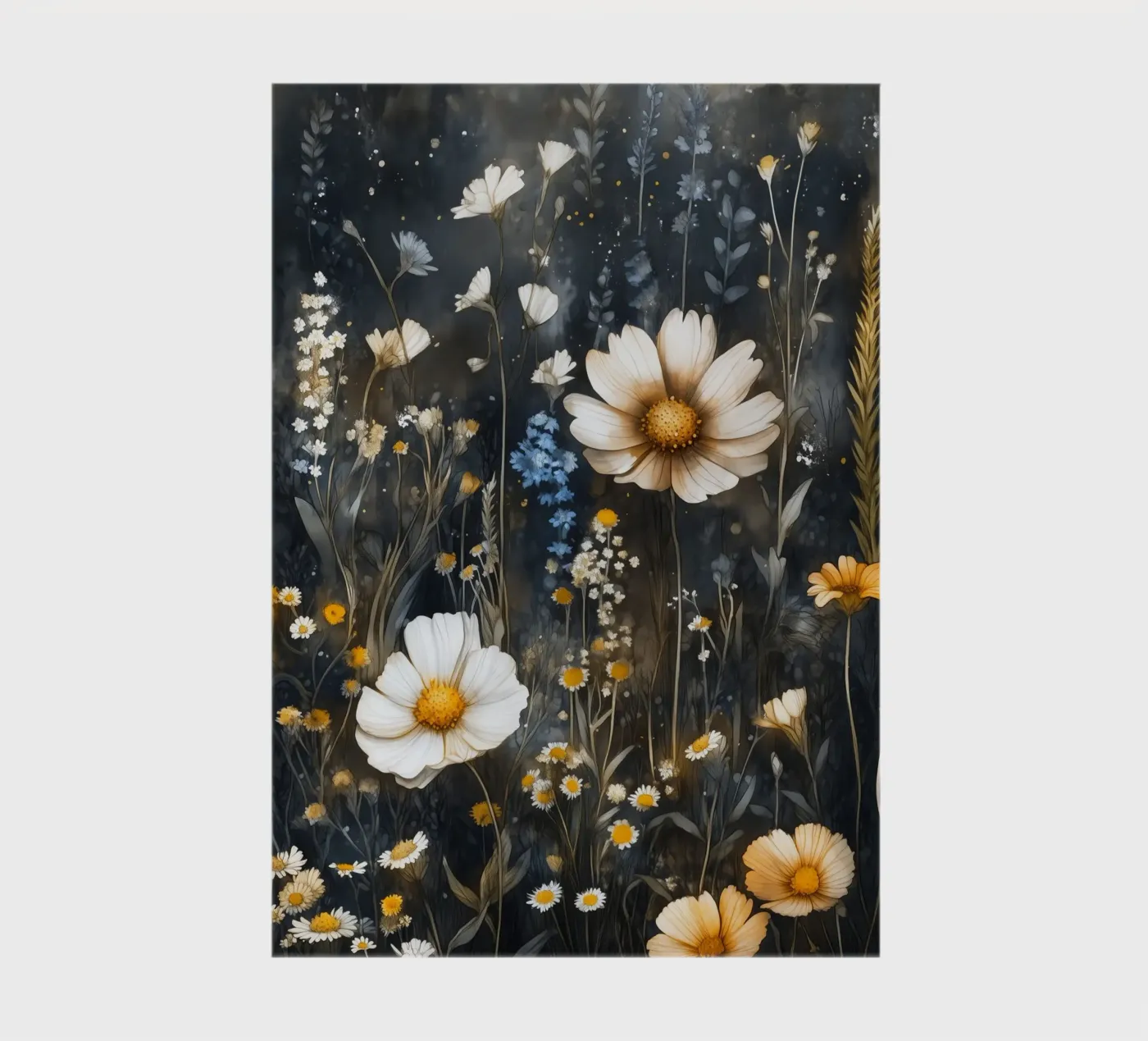 Daisies notebook by Justyna Jaszke JBJart