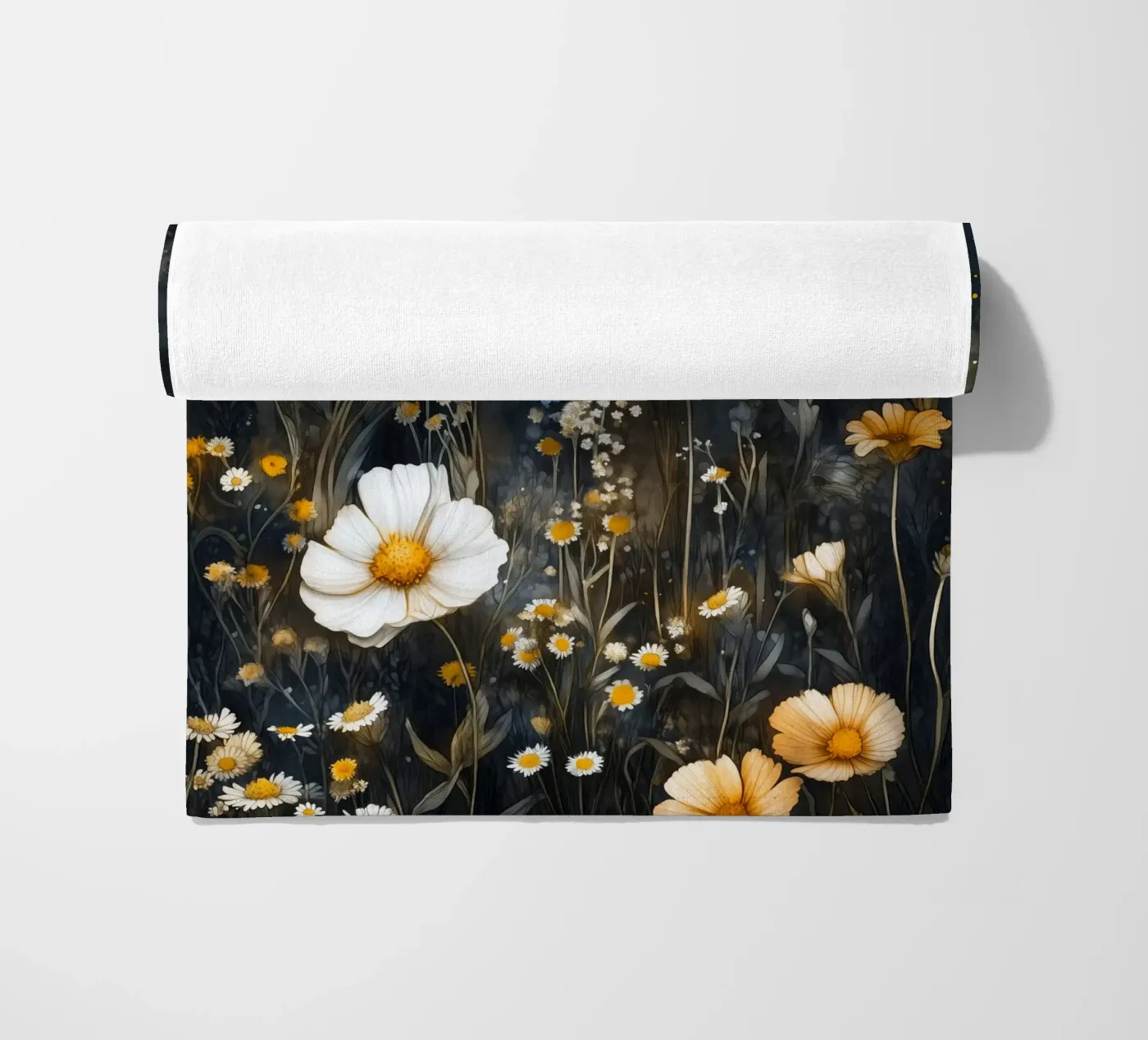 Madeliefjes strandhanddoek van Justyna Jaszke JBJart