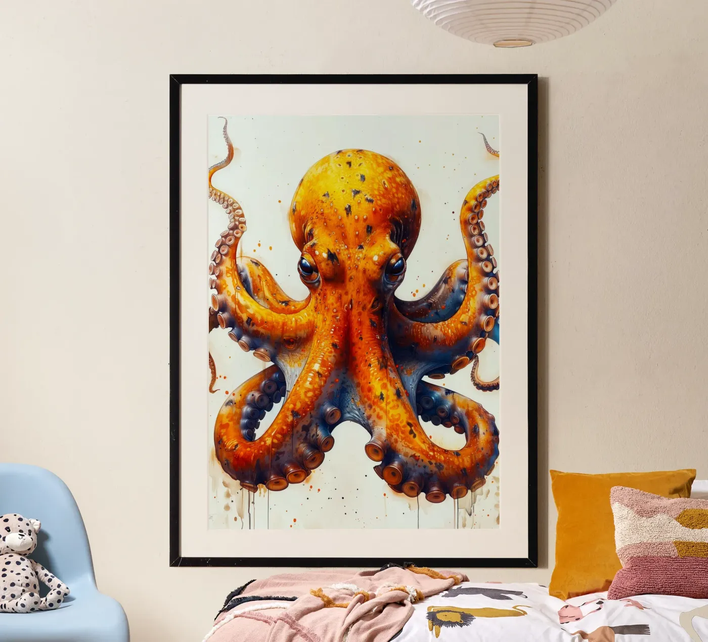 Octopus poster de Lionmixart