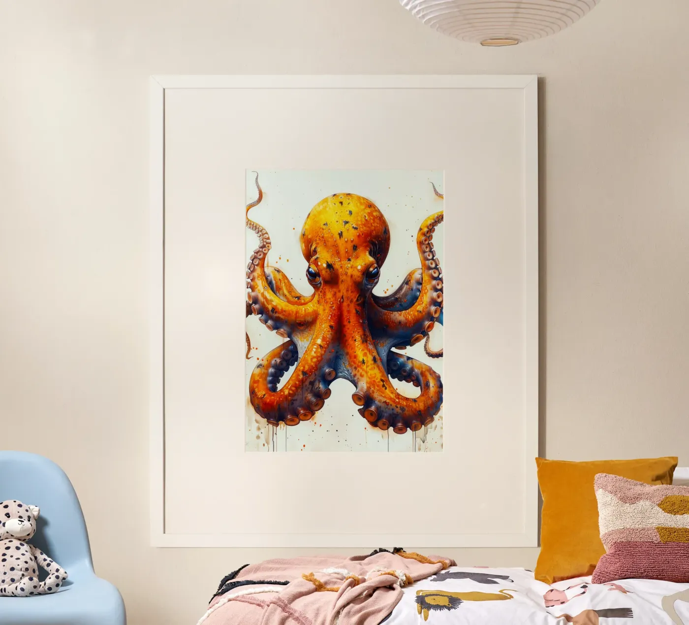 Pieuvre poster de Lionmixart