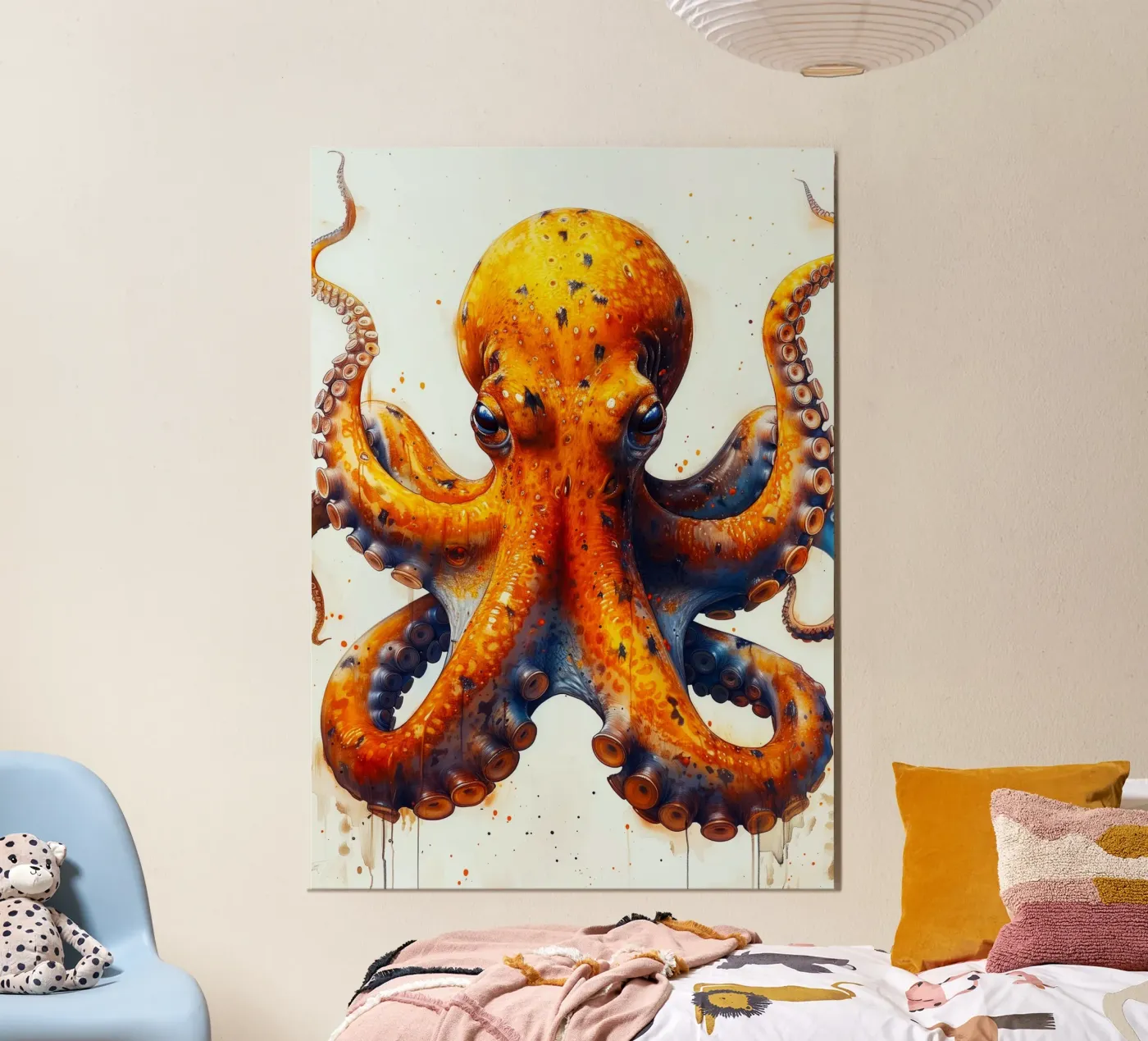 Pieuvre poster de Lionmixart