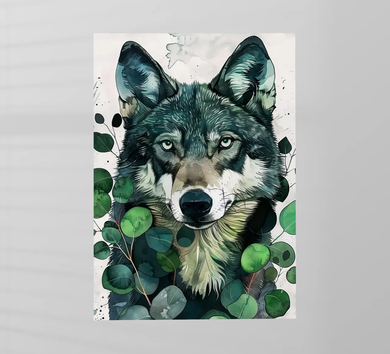 Lupo pellicola backlit da Lionmixart