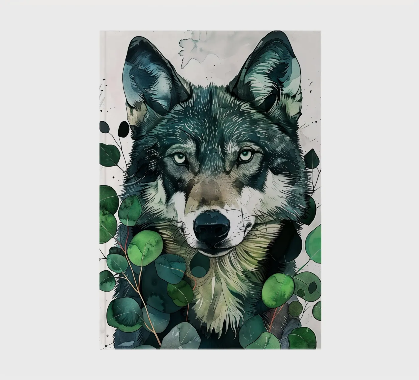 Wolf notebook by Lionmixart