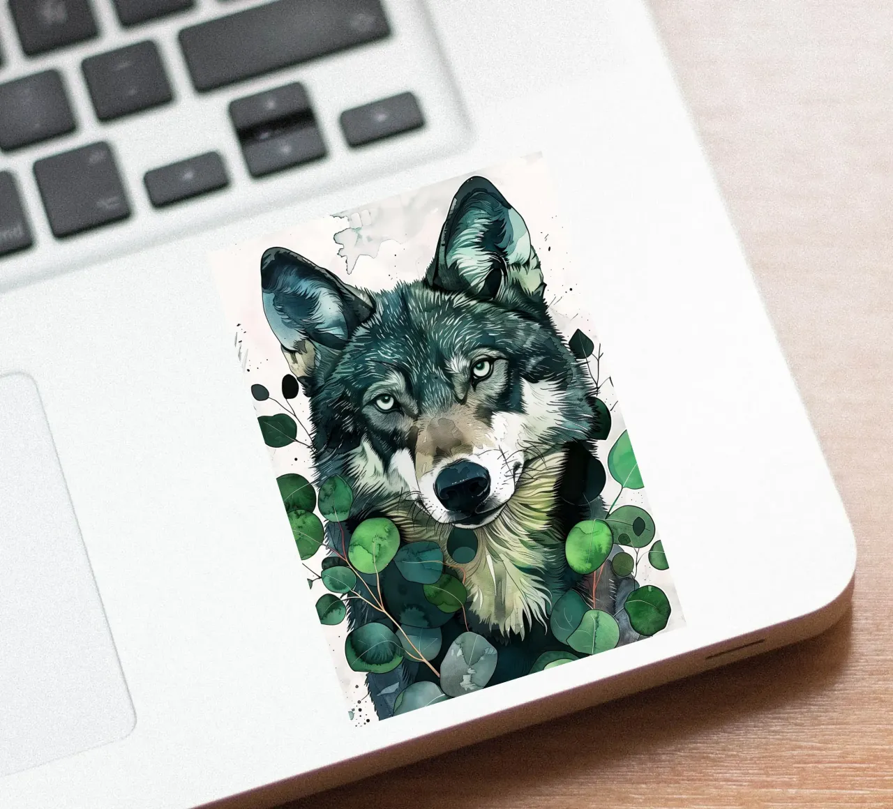 Wolf sticker by Lionmixart