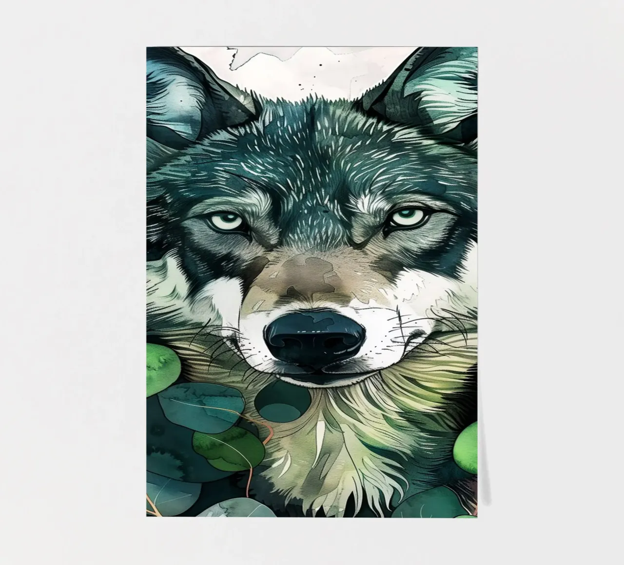 Wolf sticker sheet by Lionmixart