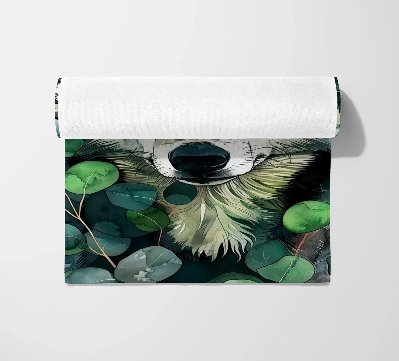 Wolf strandhanddoek van Lionmixart