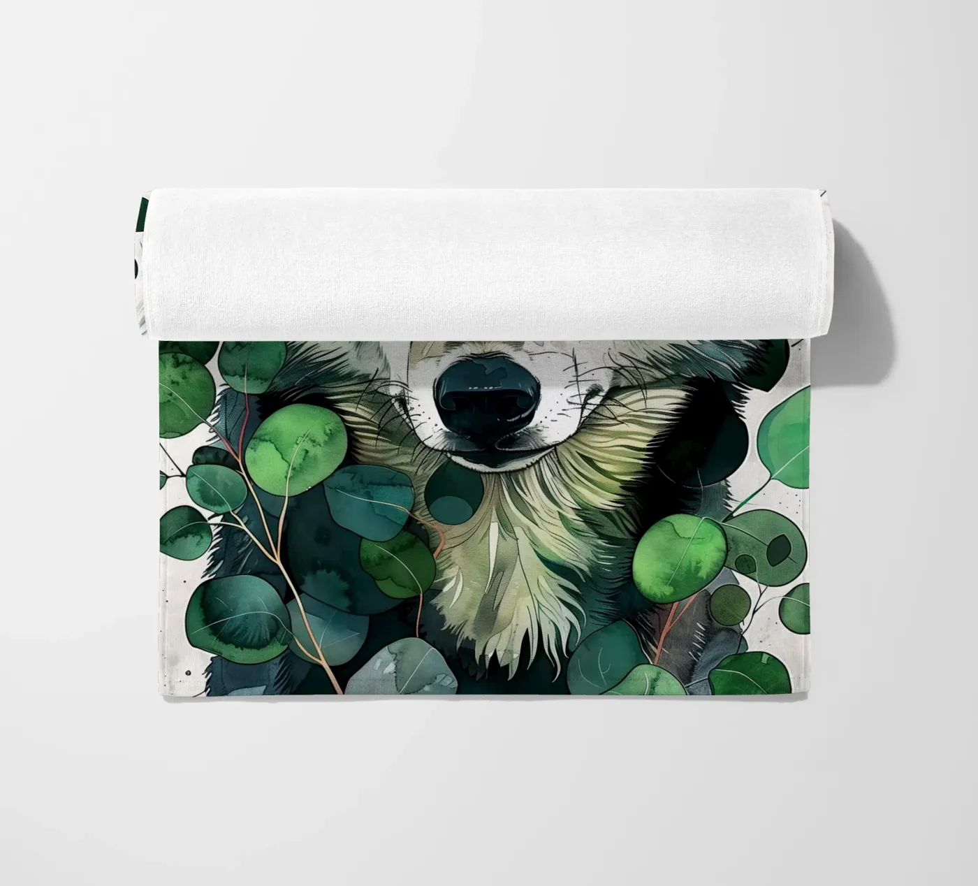 Wolf strandhanddoek van Lionmixart