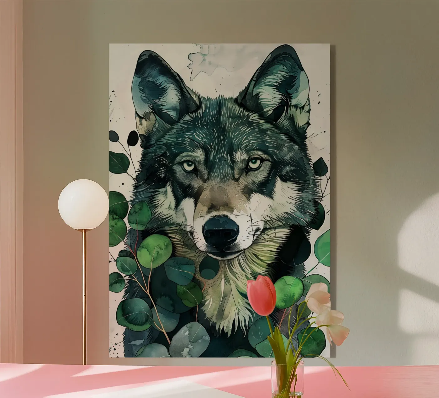 Lupo plexiglass da Lionmixart